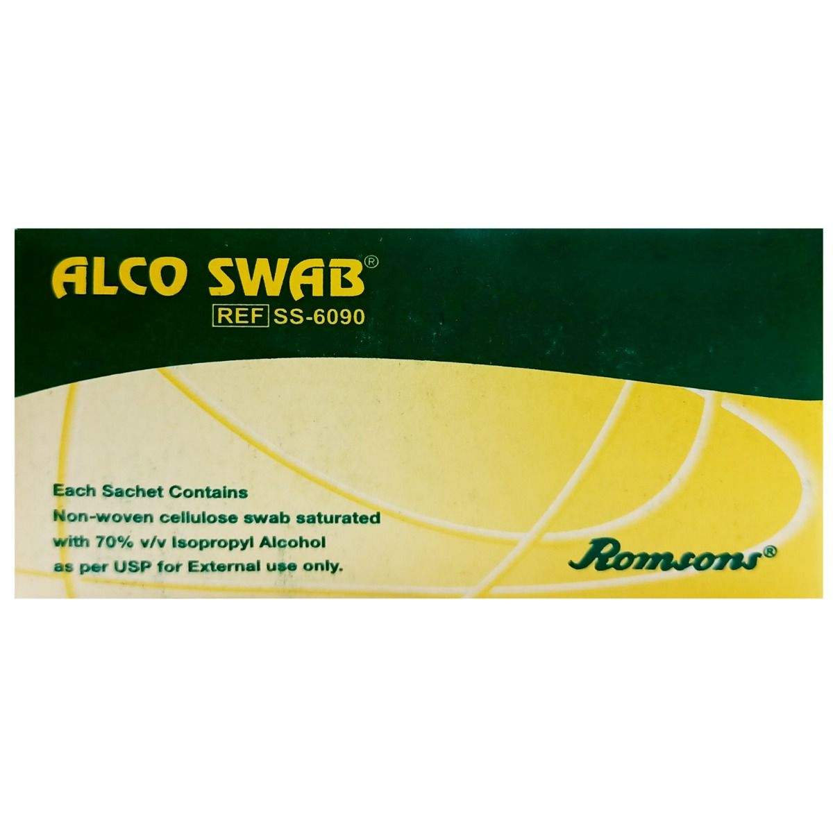 Romsons Alco Swab, Pack of 100 S