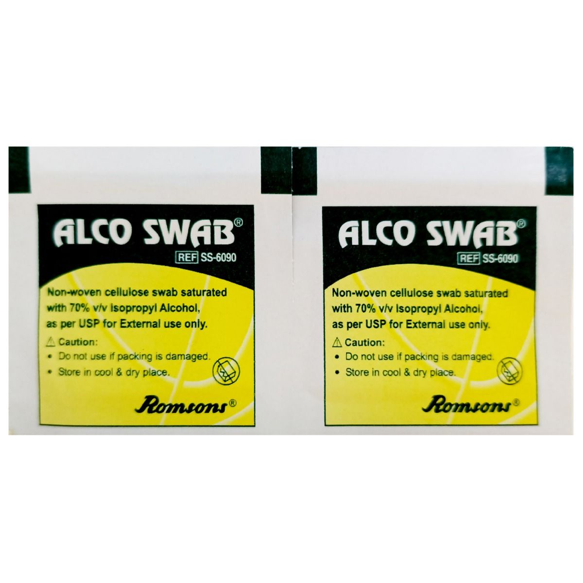 Romsons Alco Swab, Pack of 100 S