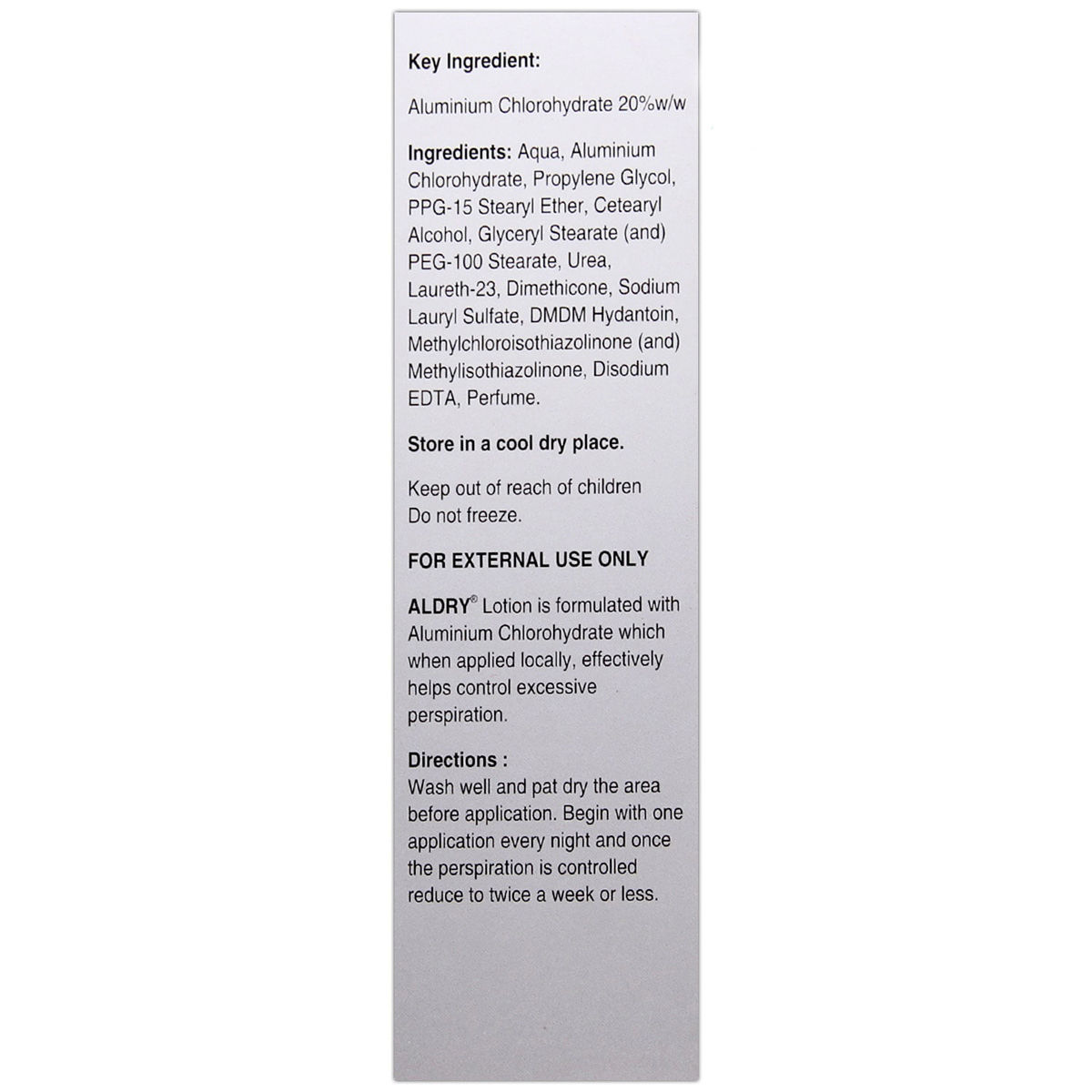 Aldry Lotion 150 gm Price, Uses, Side Effects, Composition Apollo