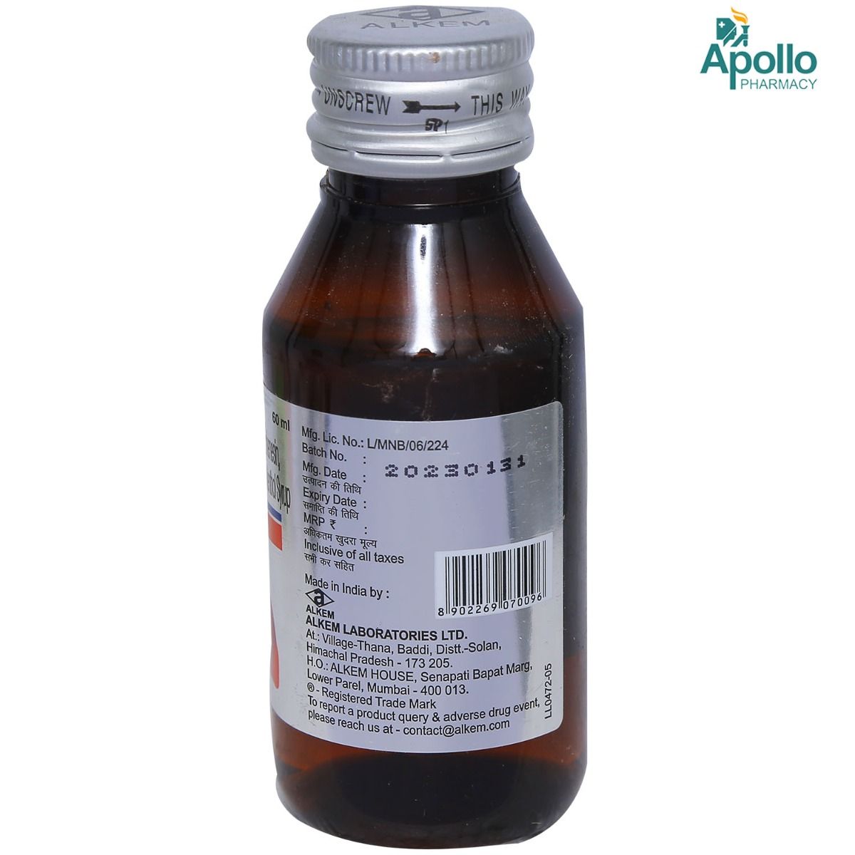 Alkof Cough Syrup 60 ml Price, Uses, Side Effects, Composition Apollo