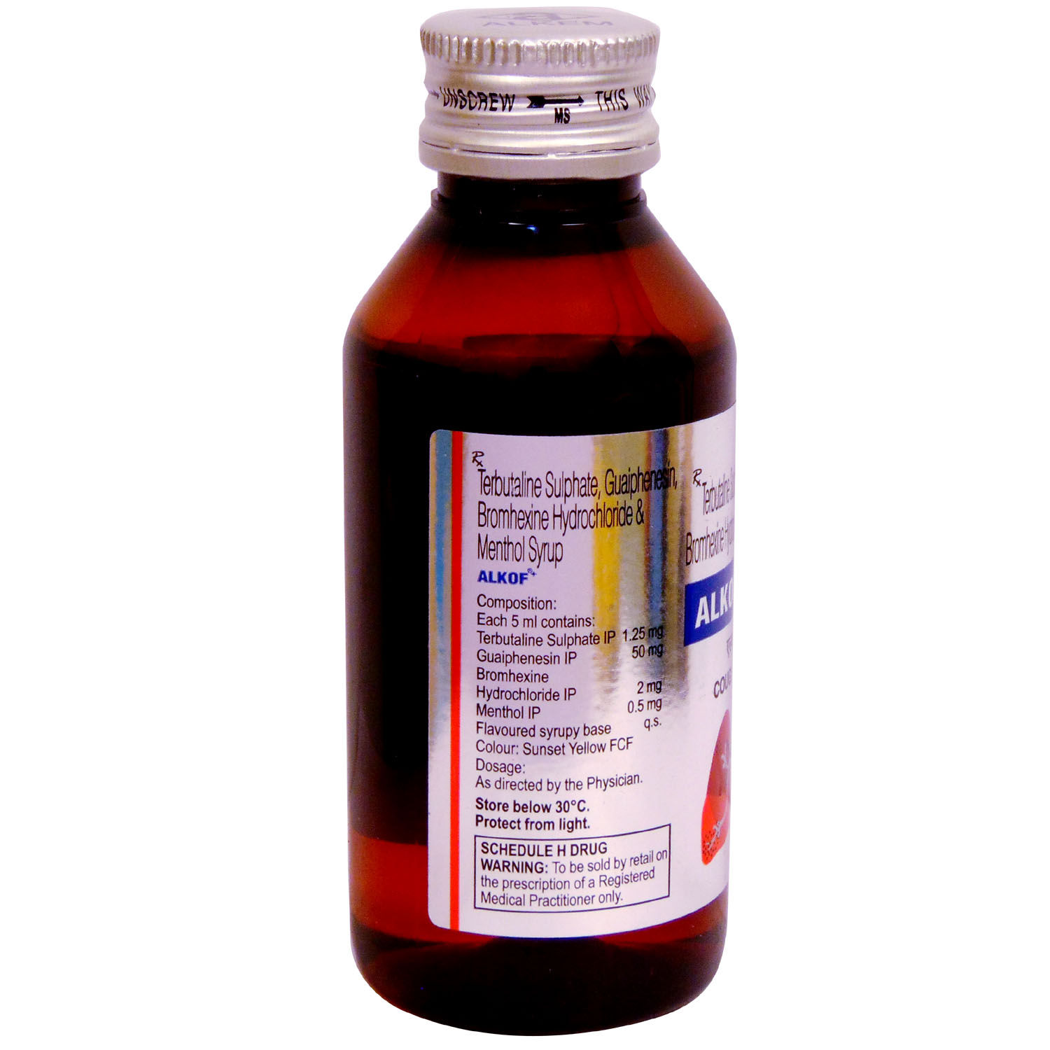 Alkof Plus Cough Syrup 100 ml Price, Uses, Side Effects, Composition