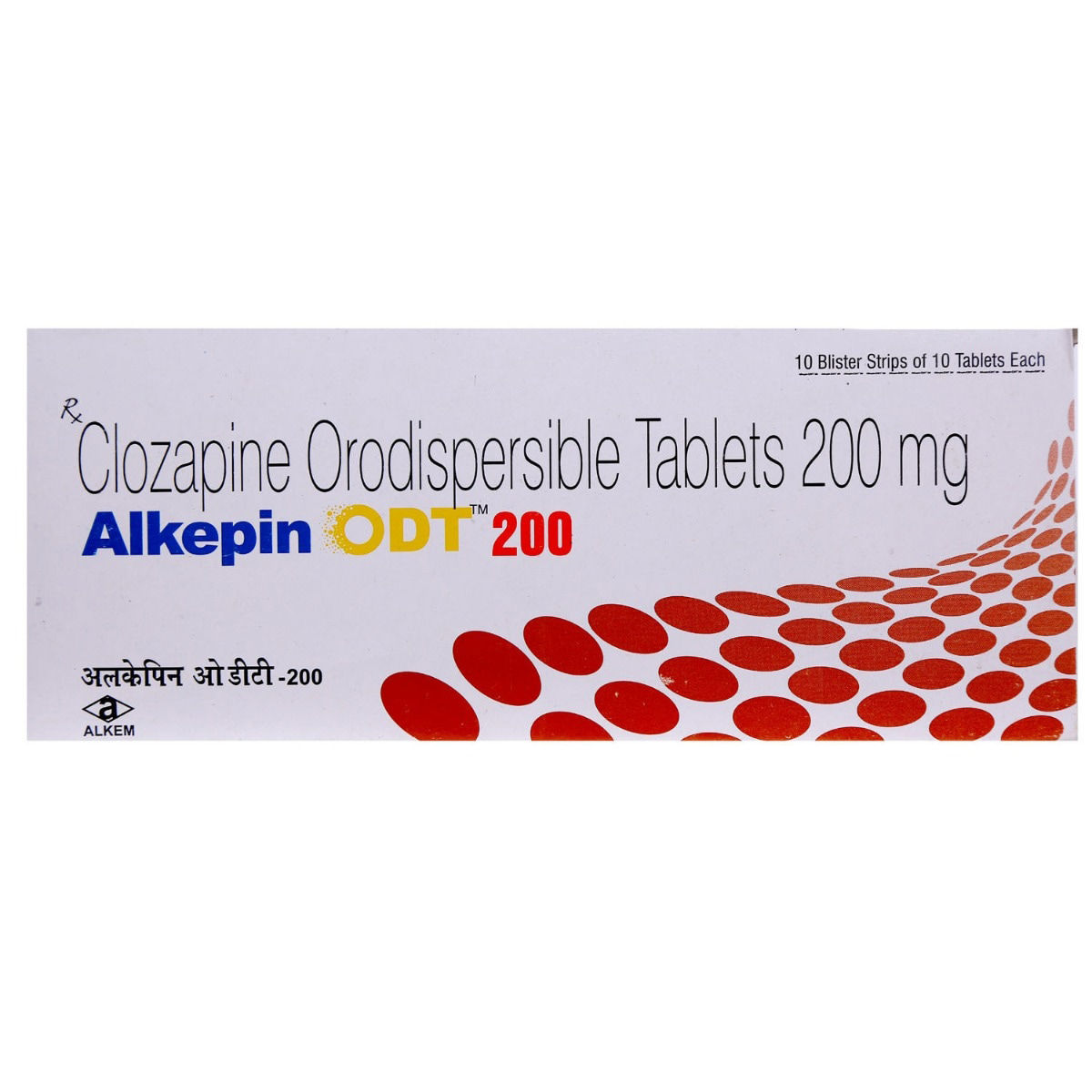 Alkepin ODT 200 Tablet 10's, Pack of 10 TabletS