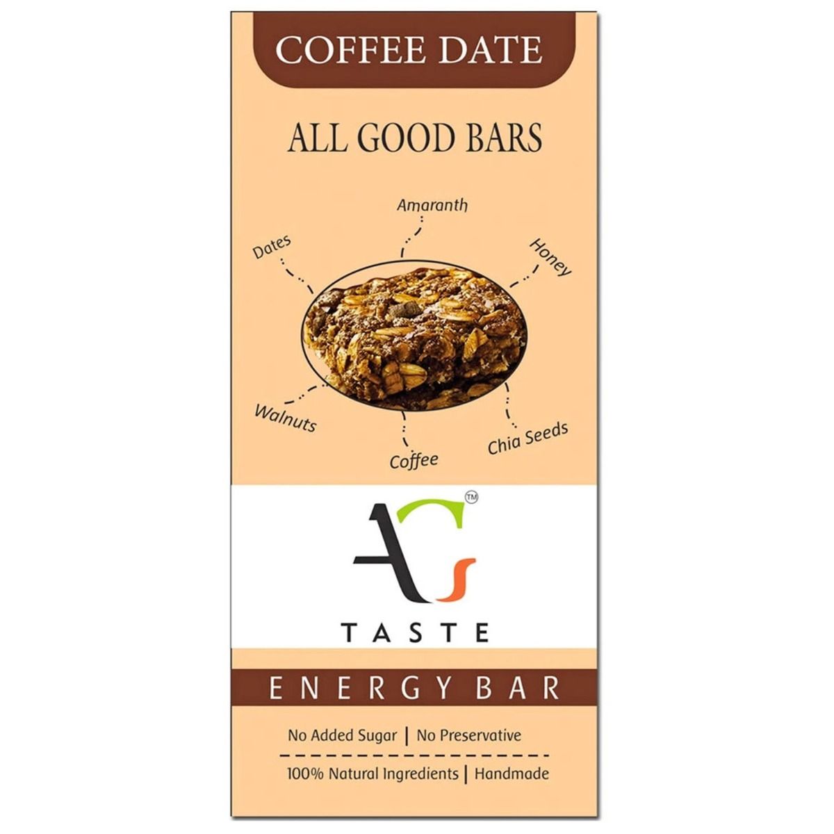 All Good Bars Coffee Date Energy Bar, 30 gm Price, Uses, Side Effects