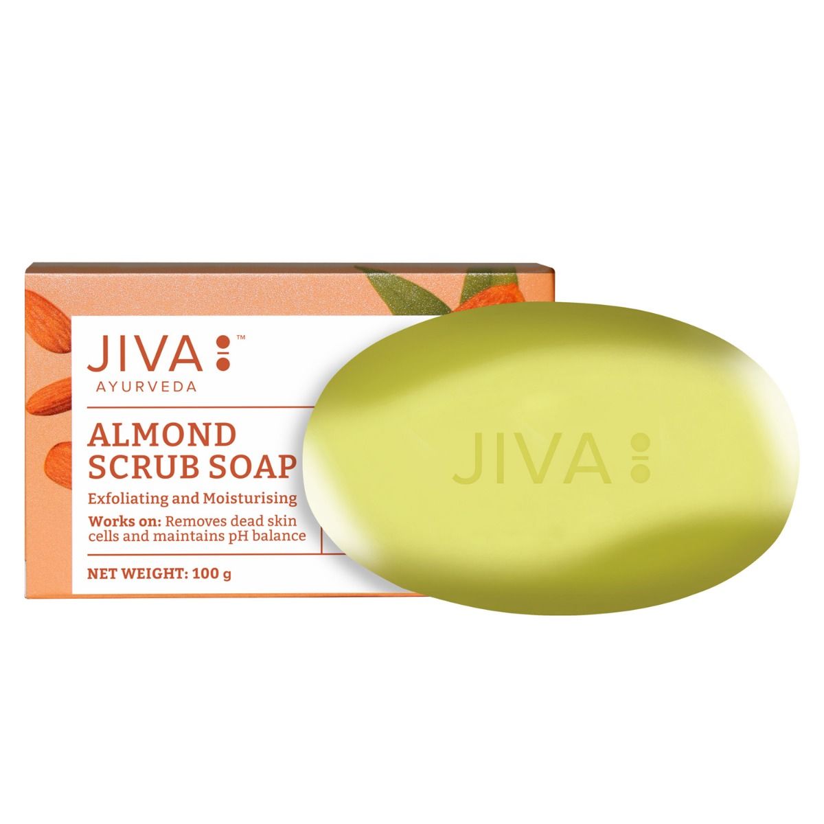 Buy Jiva Almond Scrub Soap, 100 gm Online
