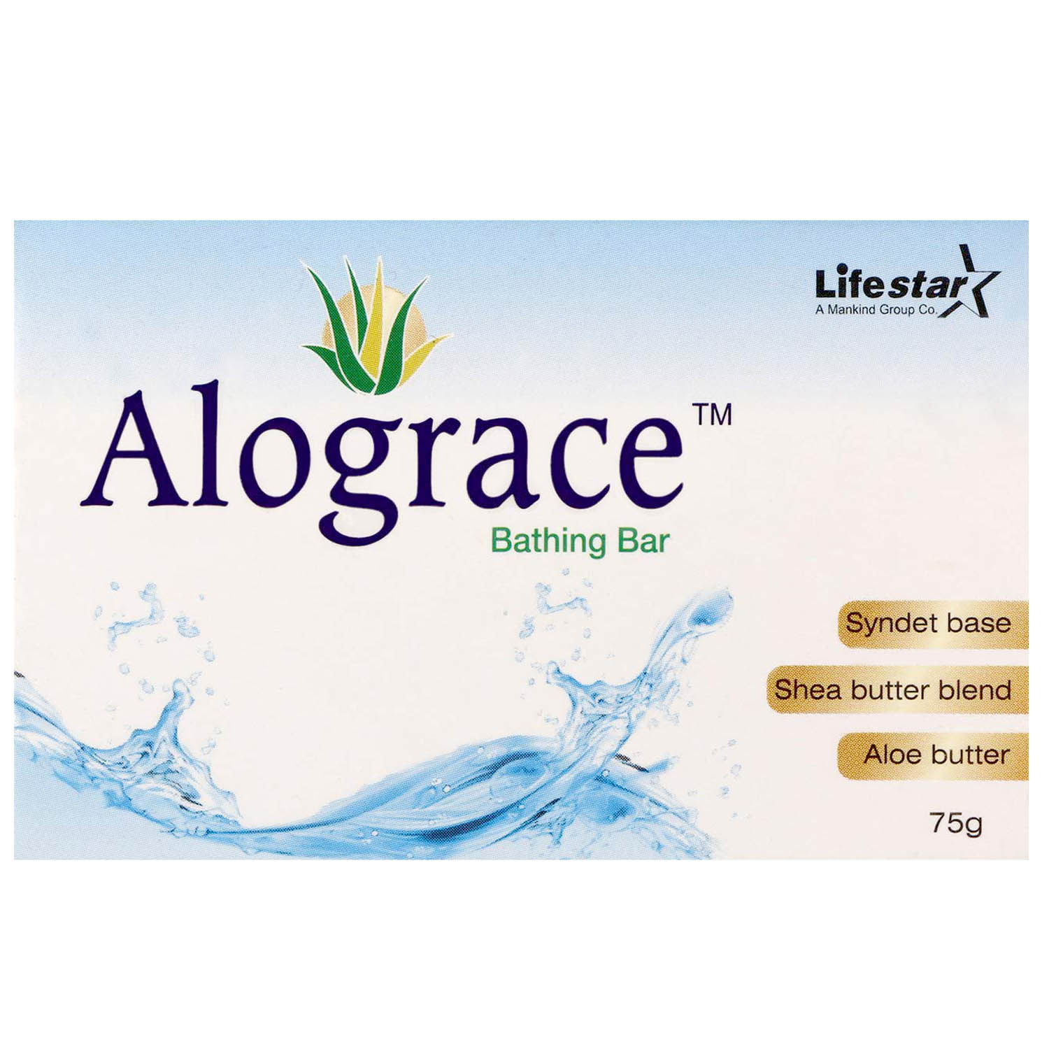 Buy Alograce Bathing Bar, 75 gm Online