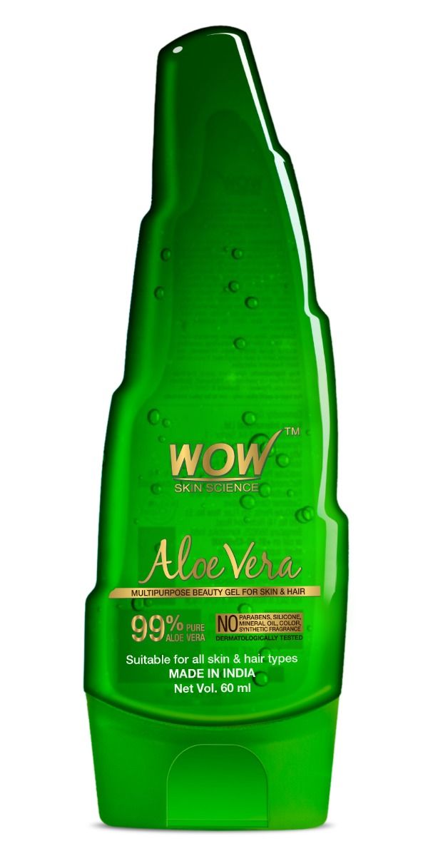 Wow Skin Science Aloe Vera Gel For Skin & Hair, 60 ml Price, Uses, Side  Effects, Composition - Apollo Pharmacy
