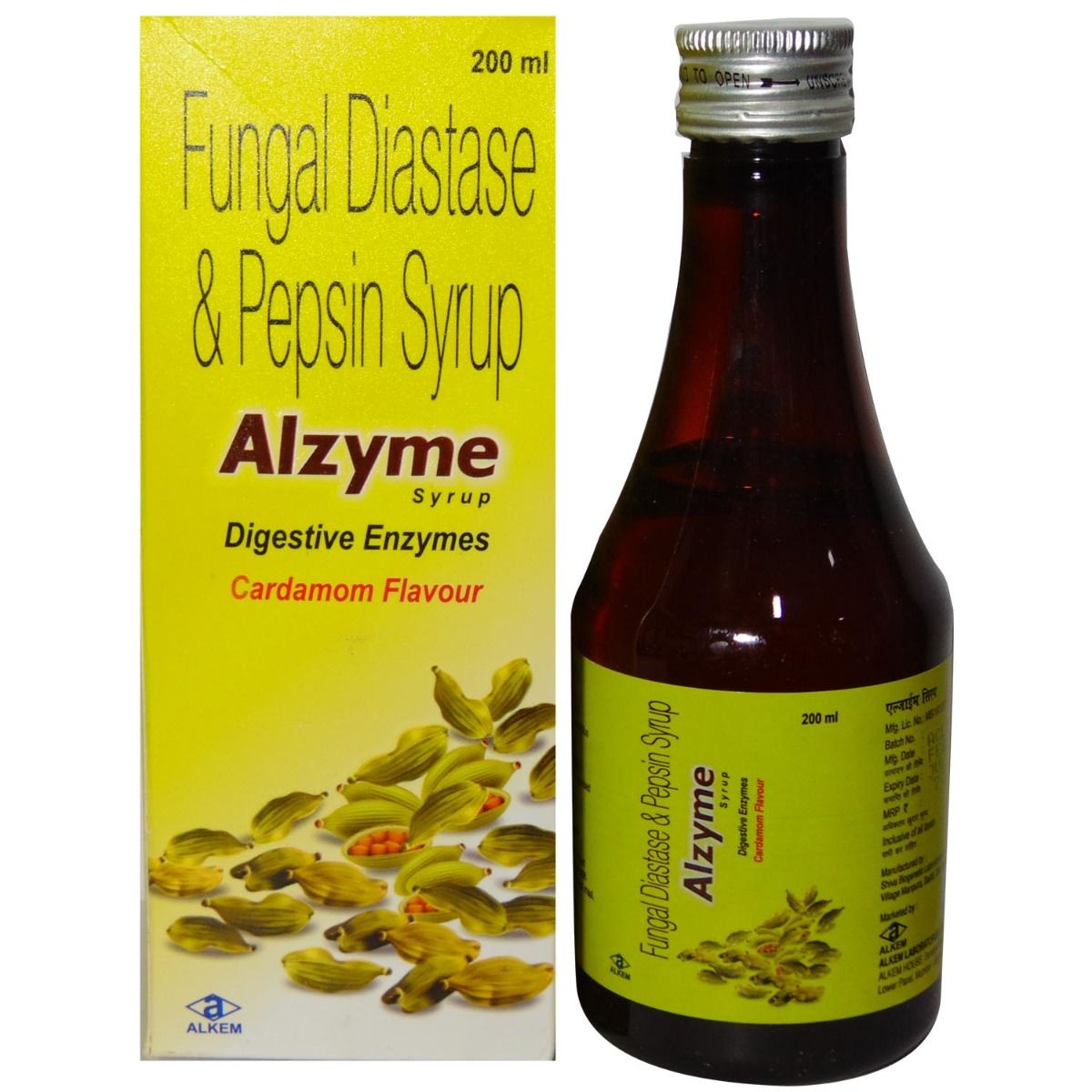 Alzyme Syrup 200 ml, Pack of 1 SYRUP