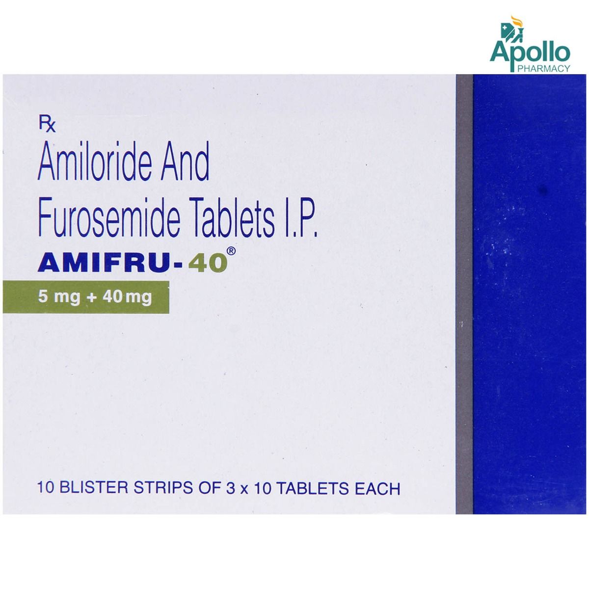 Amifru 40 Tablet 10's Price, Uses, Side Effects, Composition Apollo