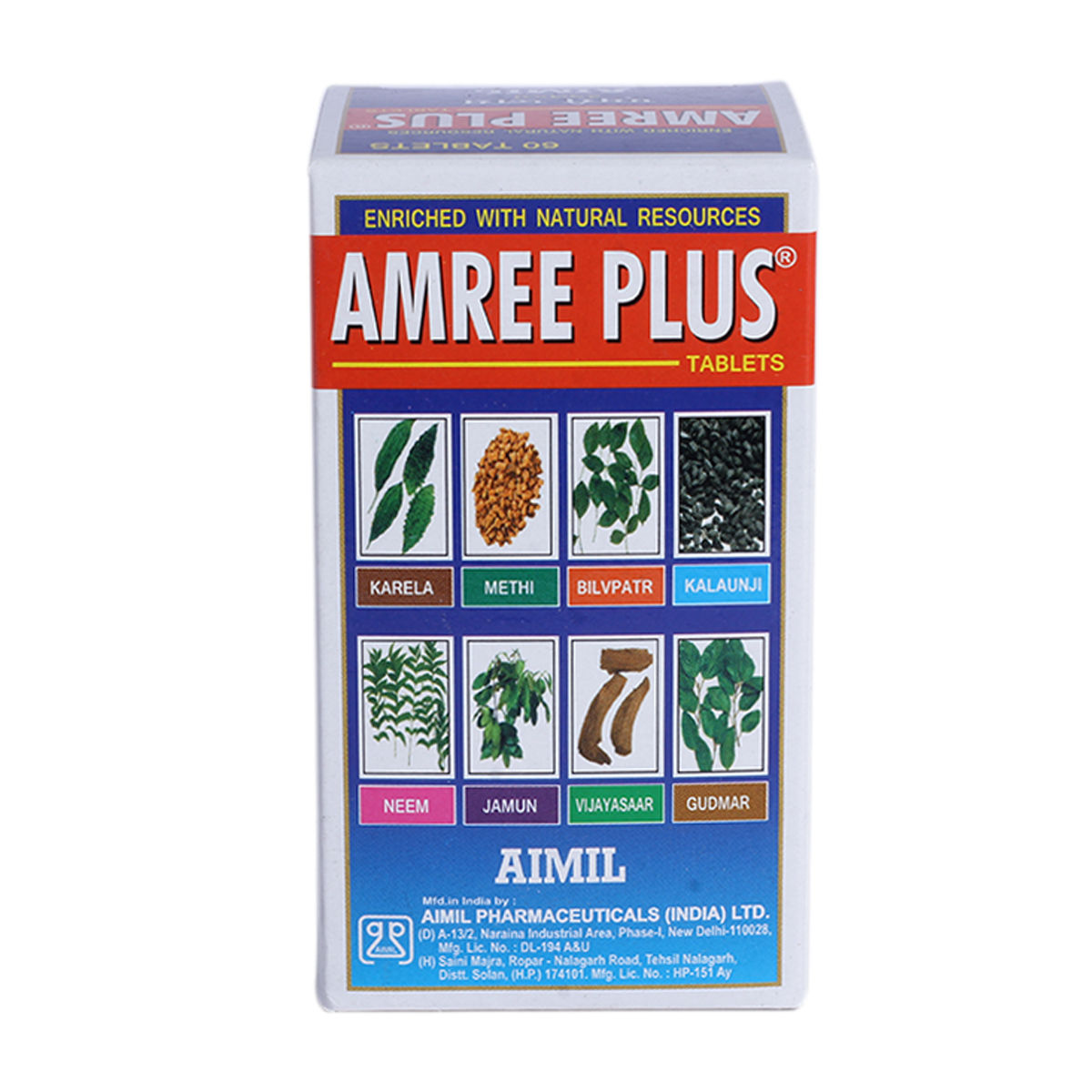 Amree Plus Tablet 60's Price, Uses, Side Effects, Composition - Apollo