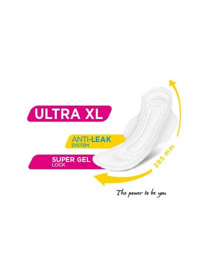 Amrutanjan Comfy Snug Fit Ultra Sanitary Pads XL, 6 Count, Pack of 1 