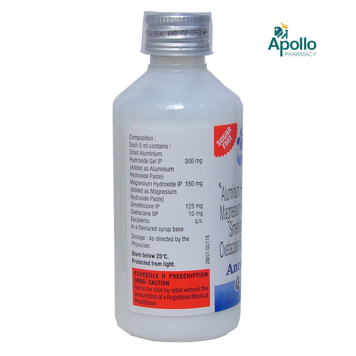 Ancool Oral Suspension 170 ml Price, Uses, Side Effects, Composition