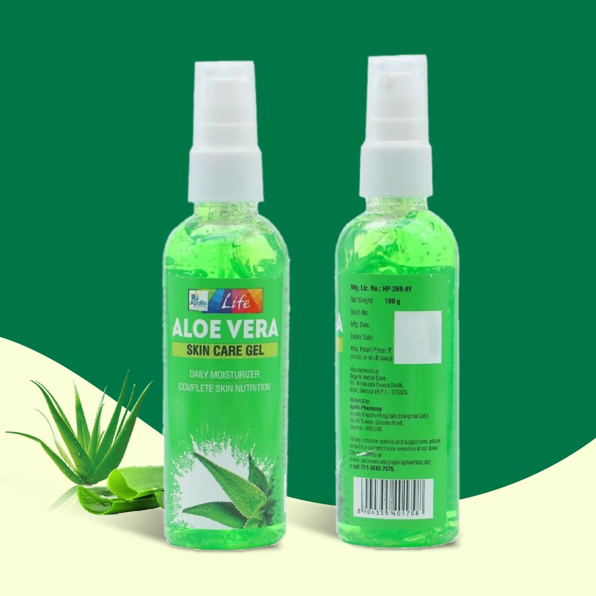 Apollo Life Aloe Vera Skin Care Gel 300 Gm 3x100 Gm Price Uses Side Effects Composition 6508