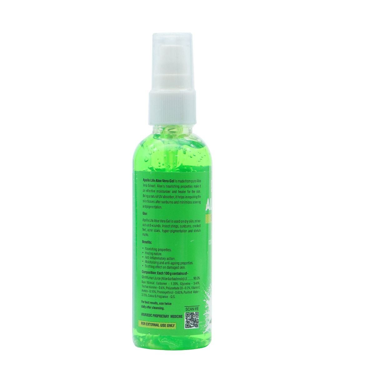 Apollo Life Aloe Vera Skin Care Gel, 300 gm (3x100 gm) Price, Uses