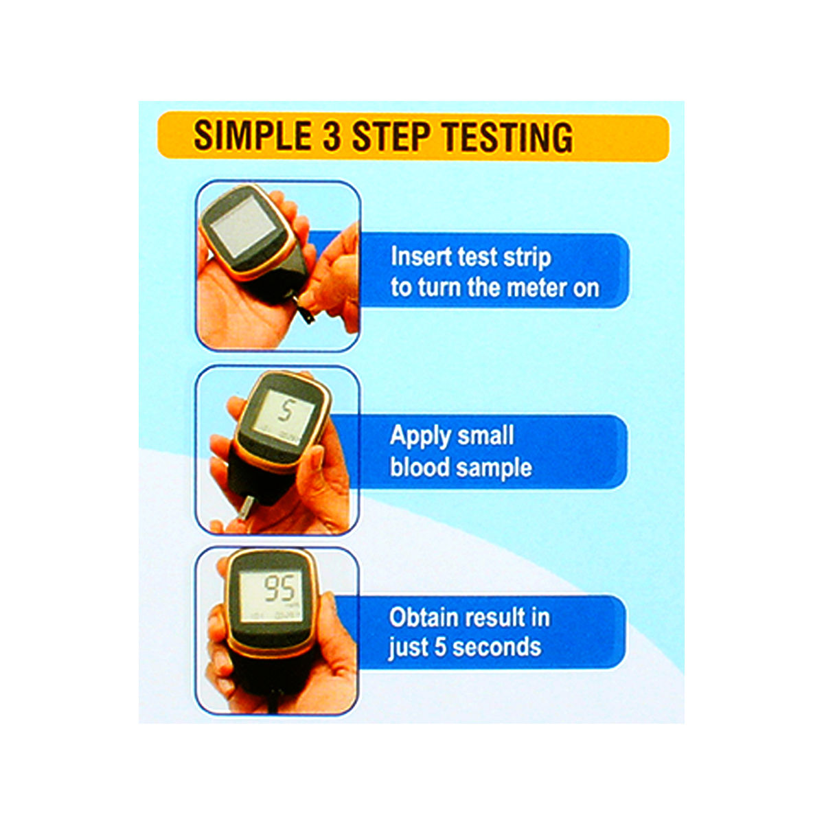 Apollo Pharmacy Blood Glucose Monitoring System APG01 with 25 Test Strips, 1 kit, Pack of 1 
