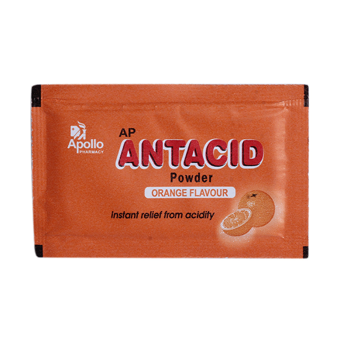 Apollo Pharmacy Orange Flavour Antacid Powder, 5 gm, Pack of 1 