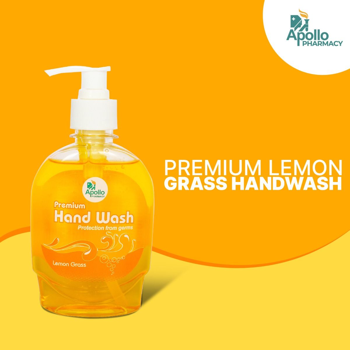 Apollo Pharmacy Premium Lemon Grass Handwash, 750 ml (3x250 ml) Price