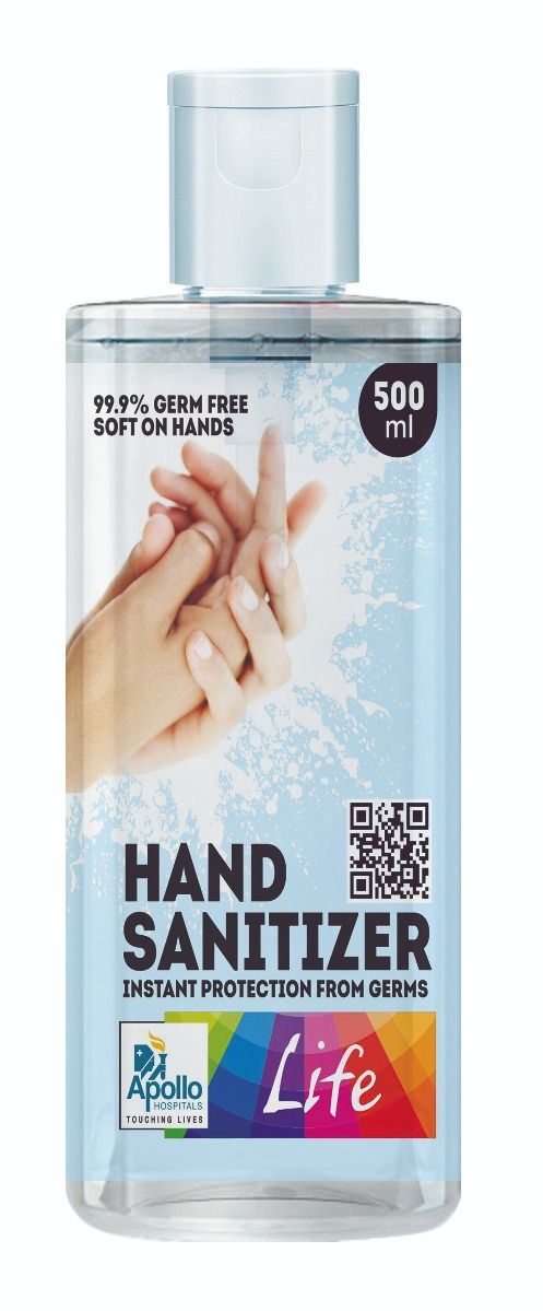 Apollo Life Hand Sanitizer, 500 ml, Pack of 1 