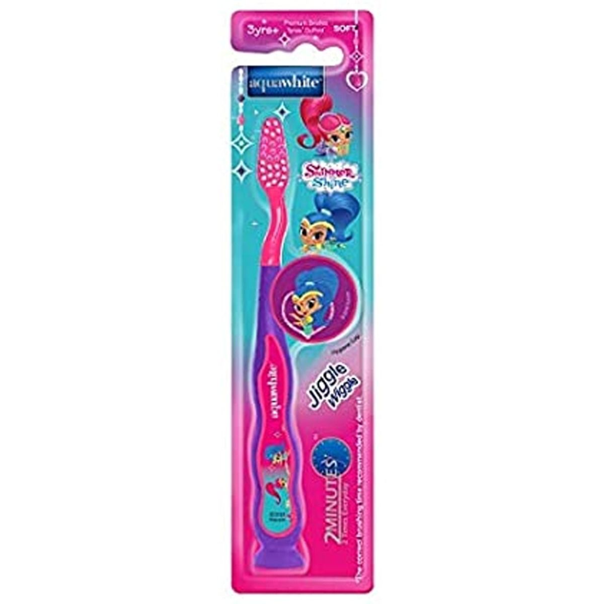 Buy Aquawhite Shimmer&Shine Jiggle Wiggle Toothbrush, 1 Count Online