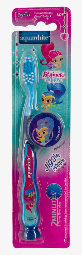 Aquawhite Jiggle Wiggle Soft Tooth Brush for 3+Years, 1 Count, Pack of 1 