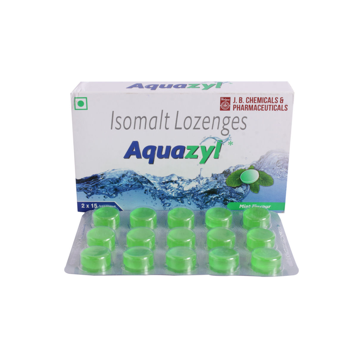 Buy Aquazyl Mint Flavour Lozenges, 15 Count Online