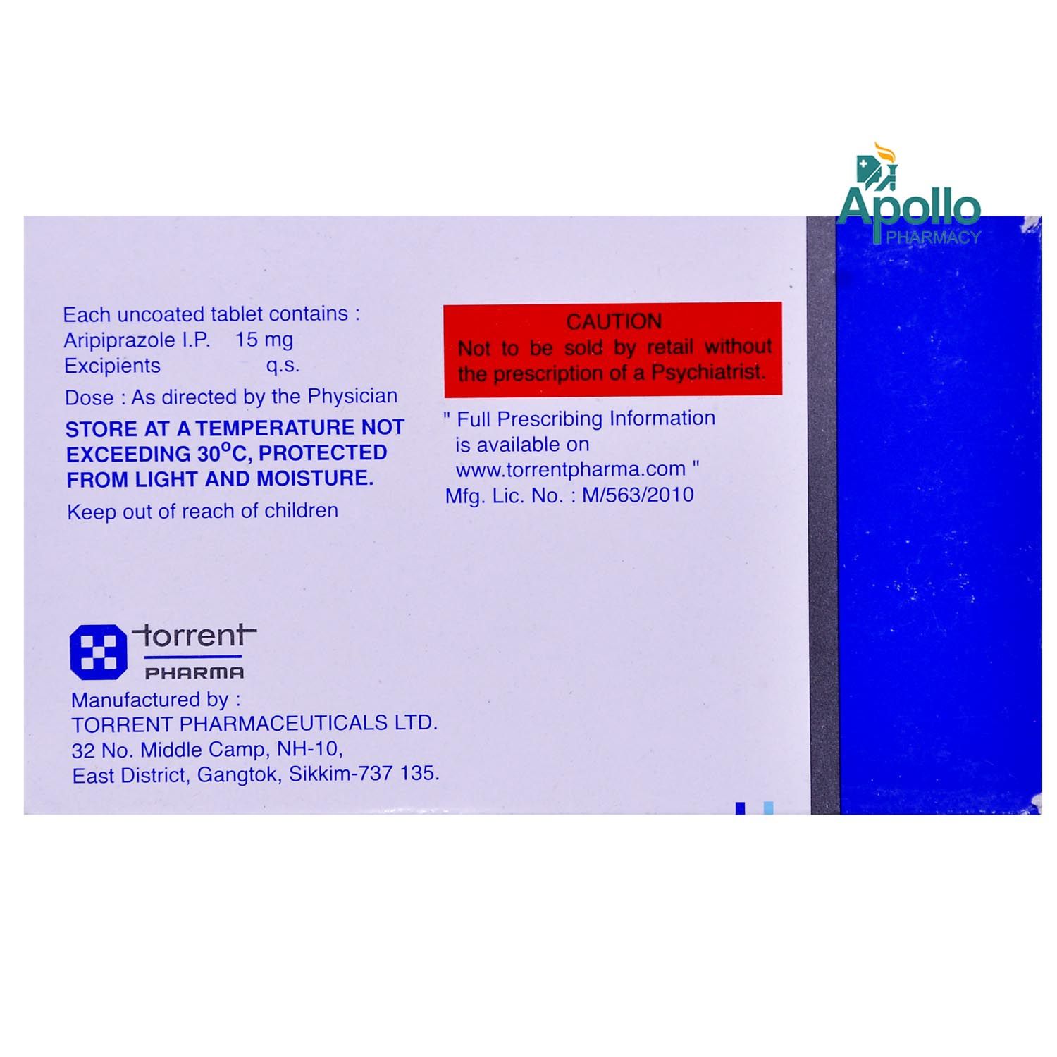 ARIP MT 15MG TABLET 15'S Price, Uses, Side Effects, Composition ...