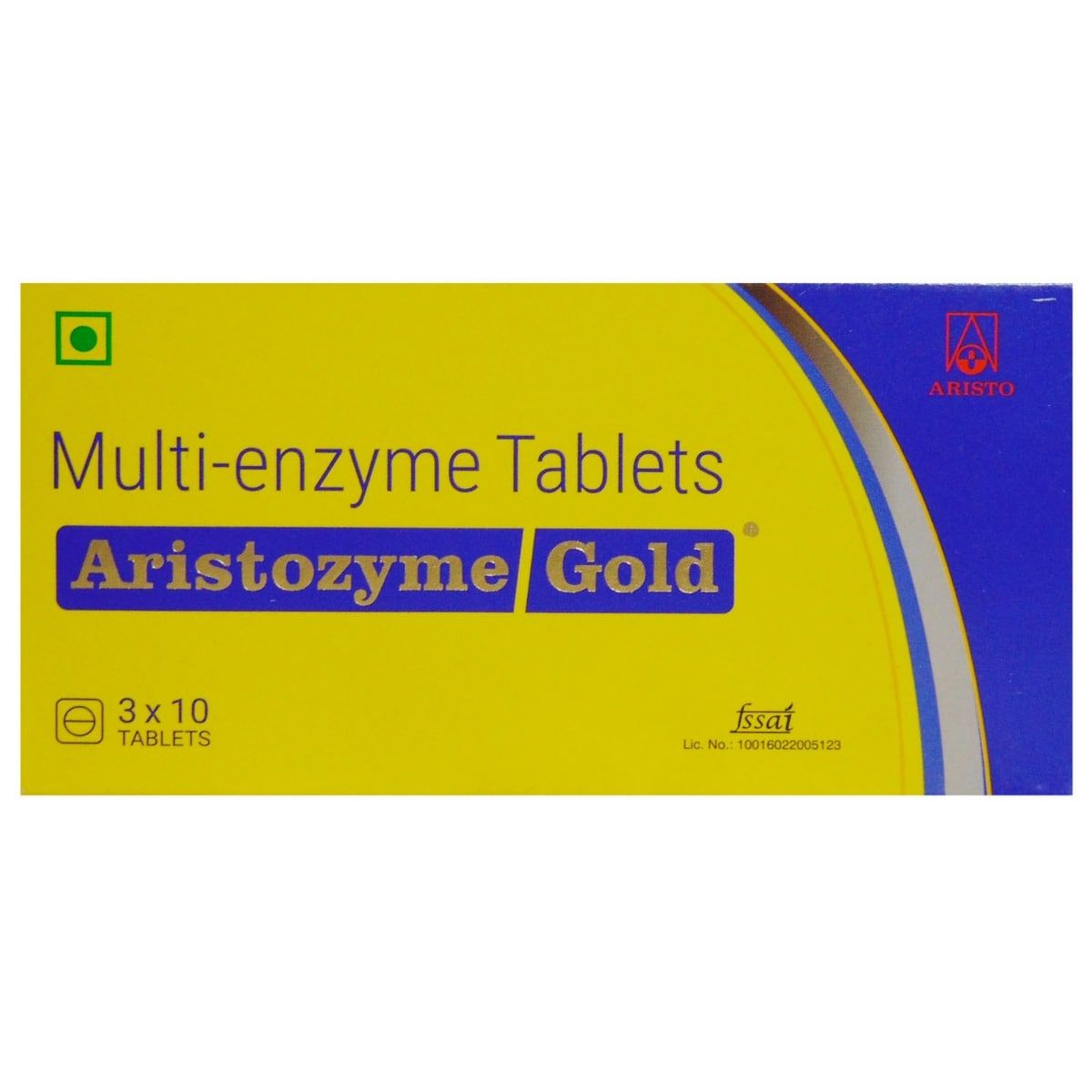 Aristozyme Gold Tablet 10's Price, Uses, Side Effects, Composition