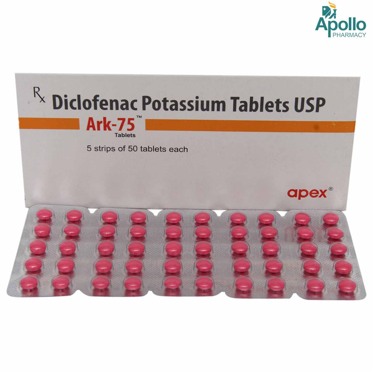 A R K 75mg Tablet Price Uses Side Effects Composition Apollo Pharmacy