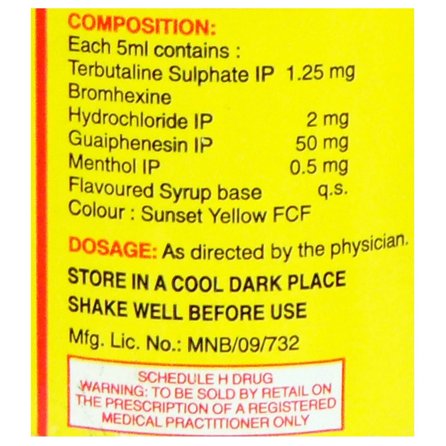 Ascoril Plus Expectorant 200 ml Price, Uses, Side Effects, Composition