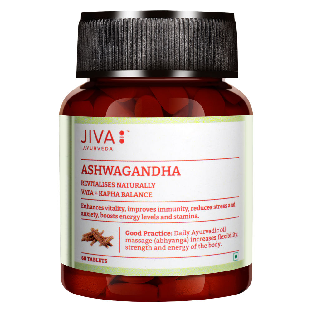 Jiva Ashwagandha, 60 Tablets, Pack of 1 
