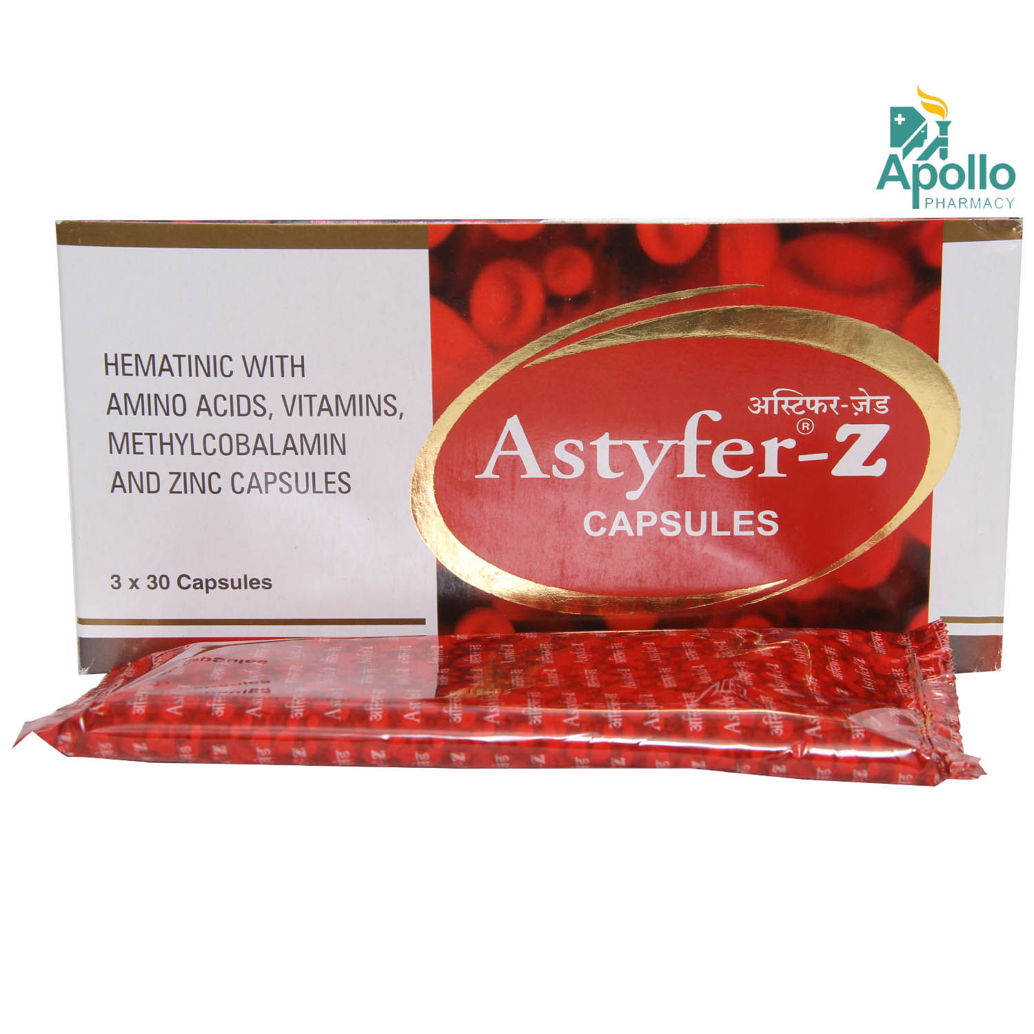 ASTYFER Z CAPSULE Price, Uses, Side Effects, Composition - Apollo Pharmacy