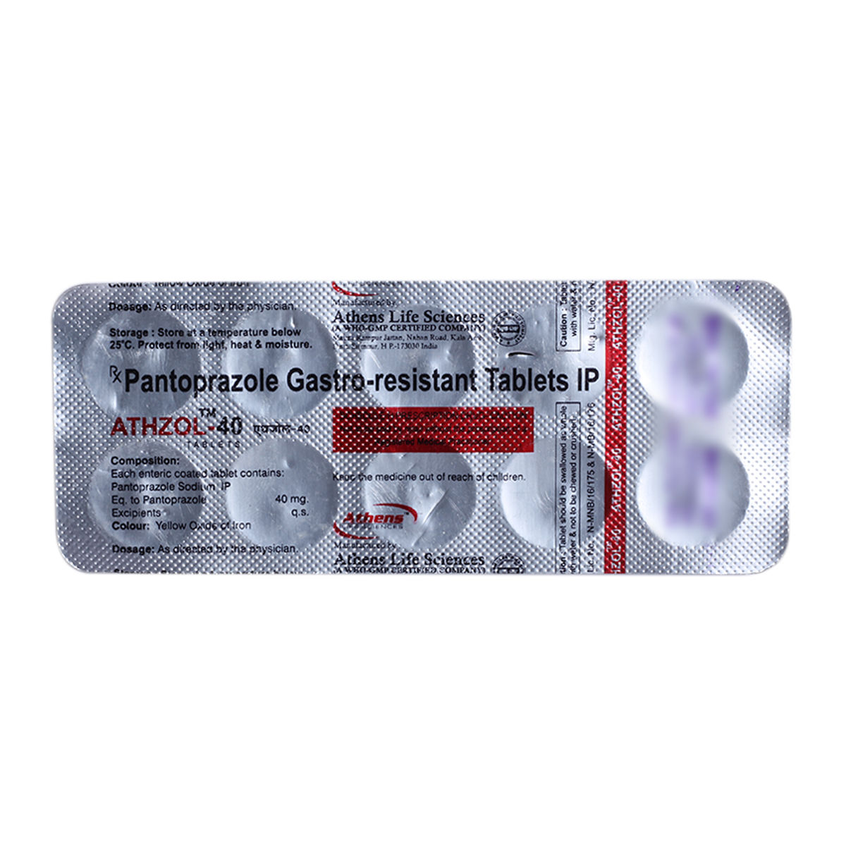 Athzol 40 Tablet 10's Price, Uses, Side Effects, Composition - Apollo ...