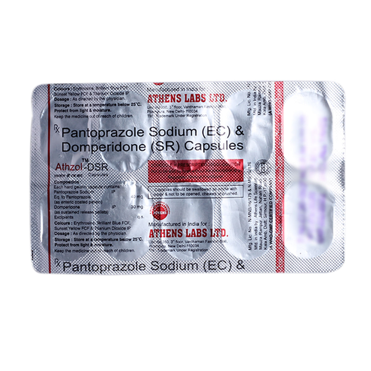 Athzol DSR Tablet 10's, Pack of 10 TabletS