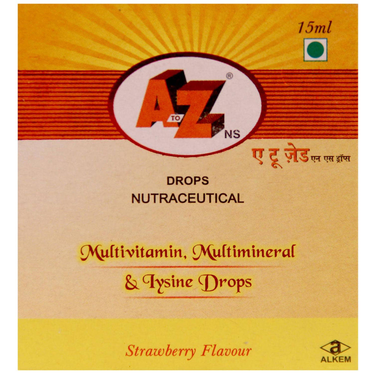 A To Z NS Drops 15 ml, Pack of 1 