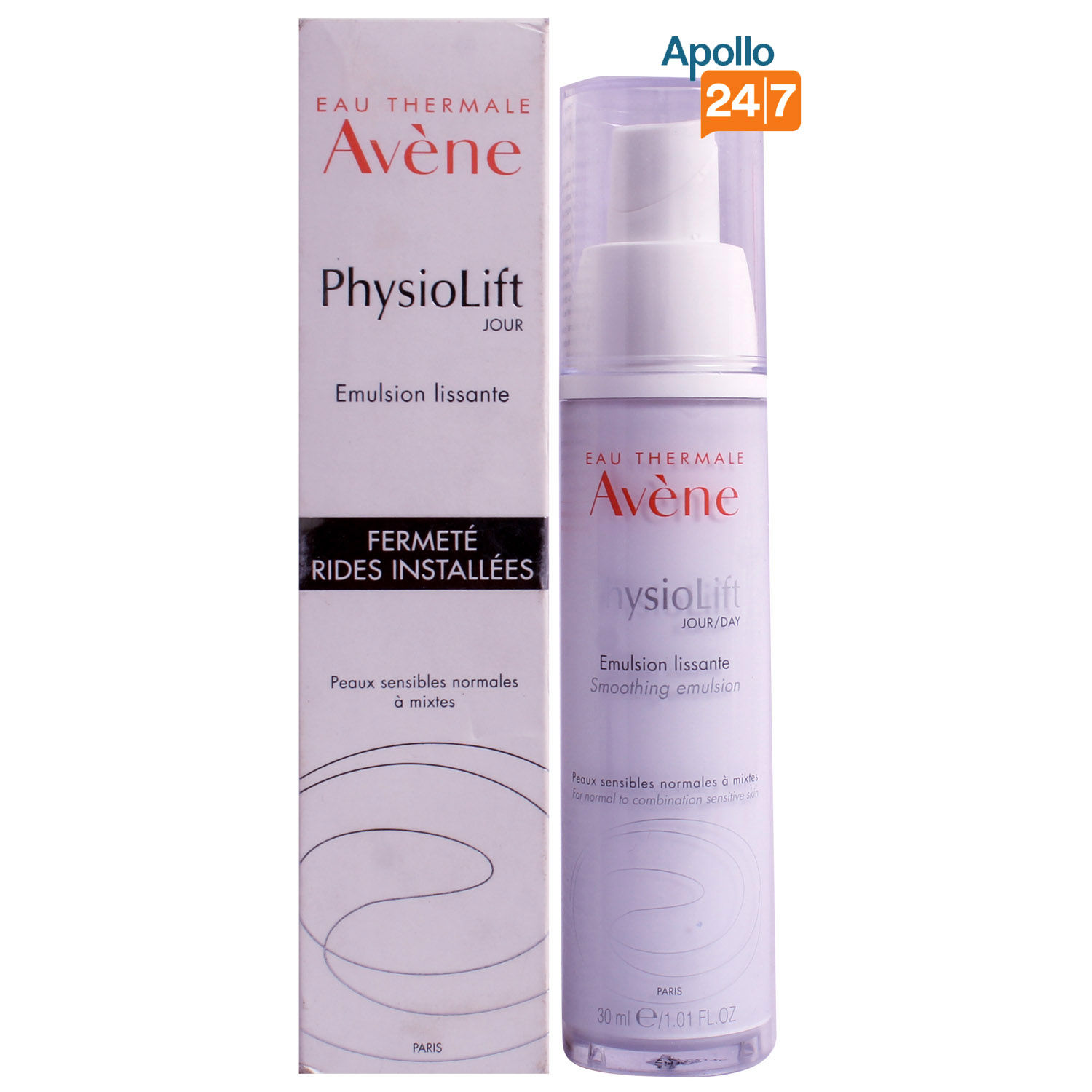 Avene Physiolift Smoothing Day Emulsion, 30 ml, Pack of 1 