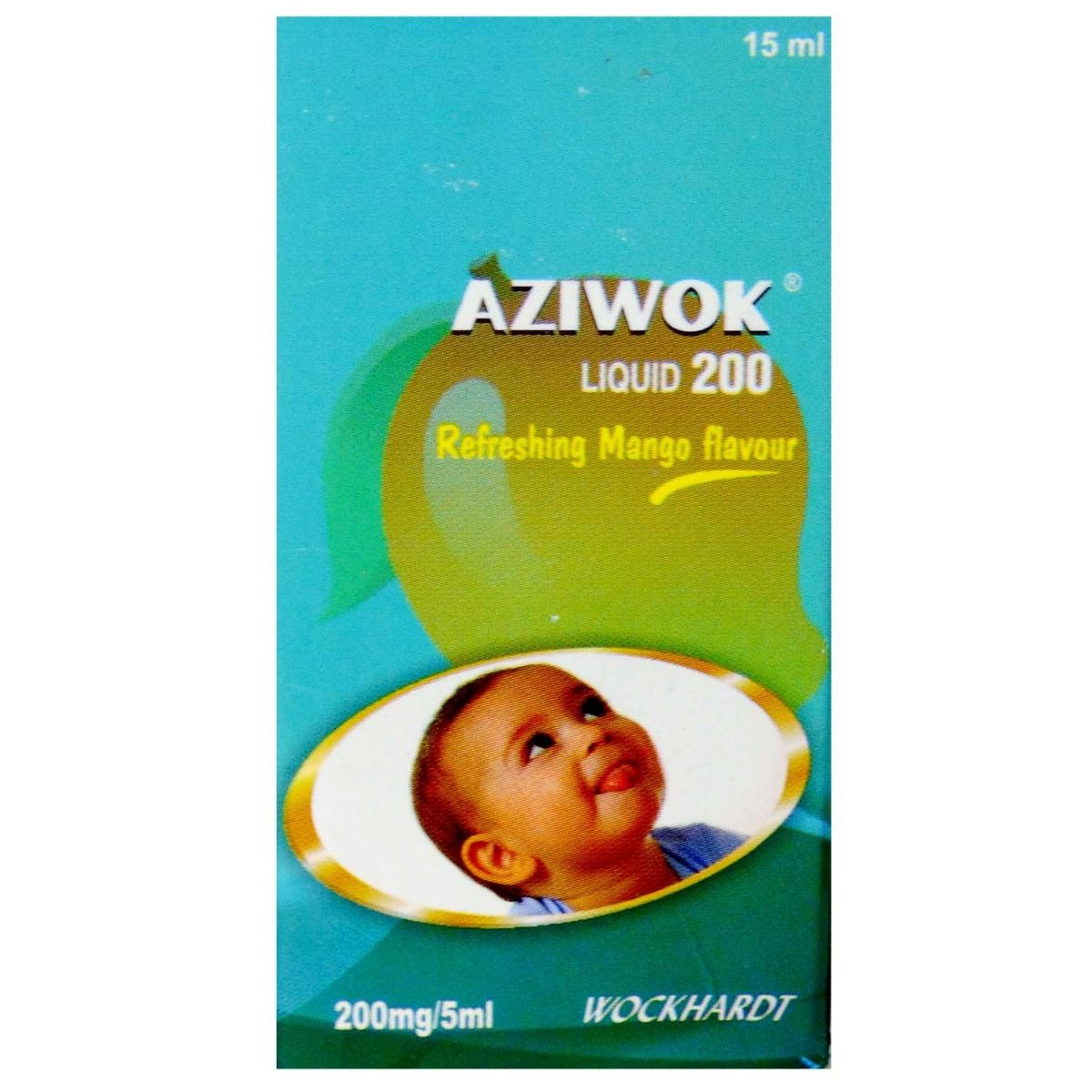 Aziwok 200 mg Liquid 15 ml, Pack of 1 Suspension
