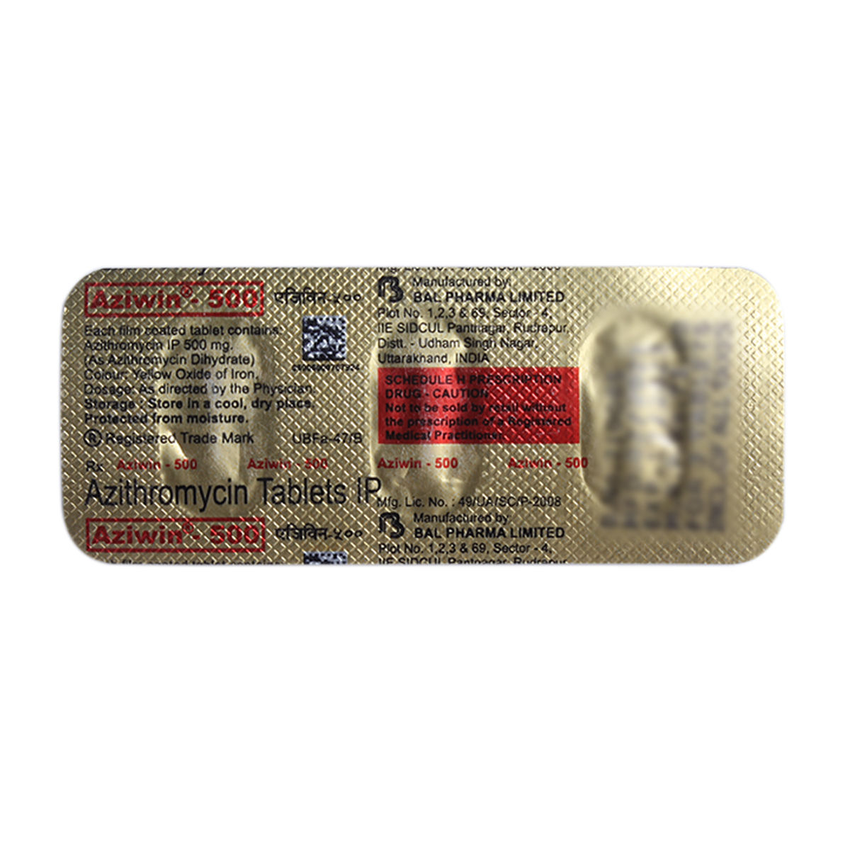 Aziwin 500 mg Tablet 3's Price, Uses, Side Effects, Composition ...