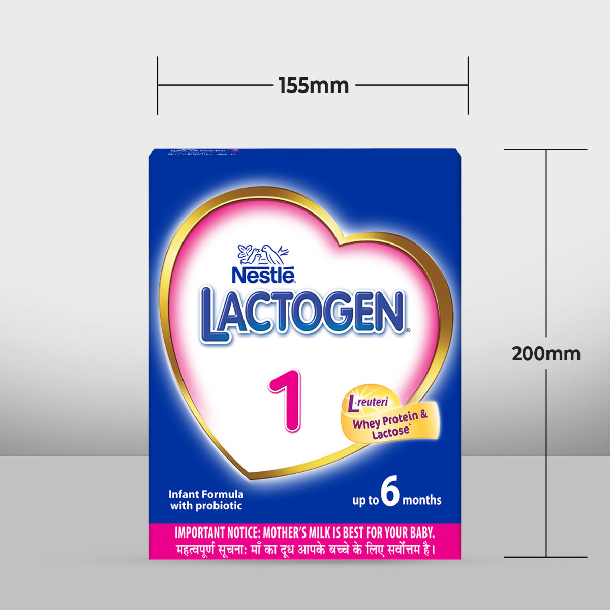Nestle Lactogen Infant Formula Stage 1 (Up to 6 Months) Powder, 400 gm Refill Pack, Pack of 1 