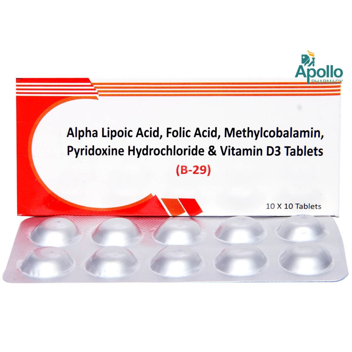 B 29 Tablet 10 S Price Uses Side Effects Composition Apollo Pharmacy