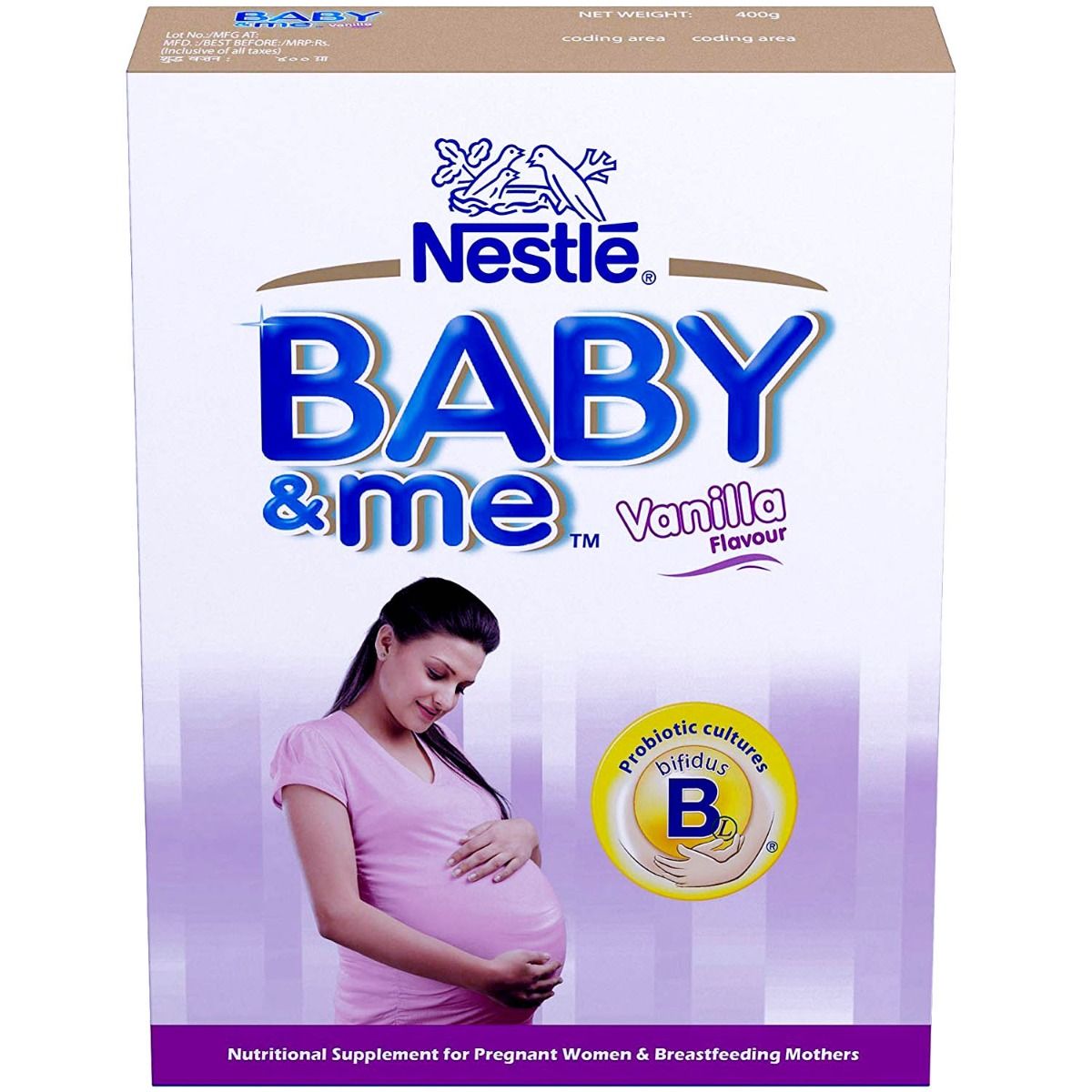 Buy Nestle Baby & Me Vanilla Flavour Nutrition Supplement, 400 gm Refill Pack Online