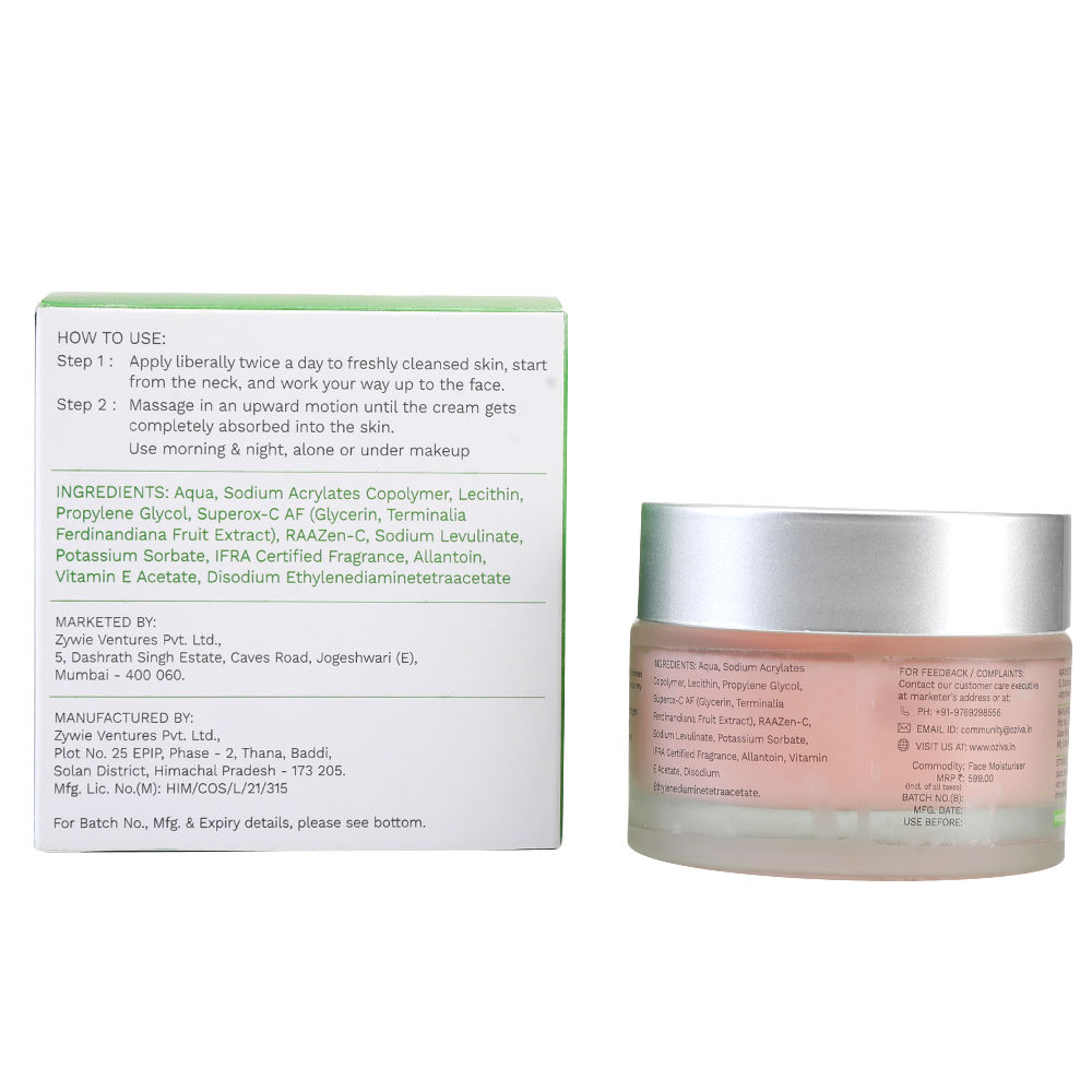 Oziva Bioactive Vitamin C30 Face Moisturiser, 50 gm Price, Uses, Side