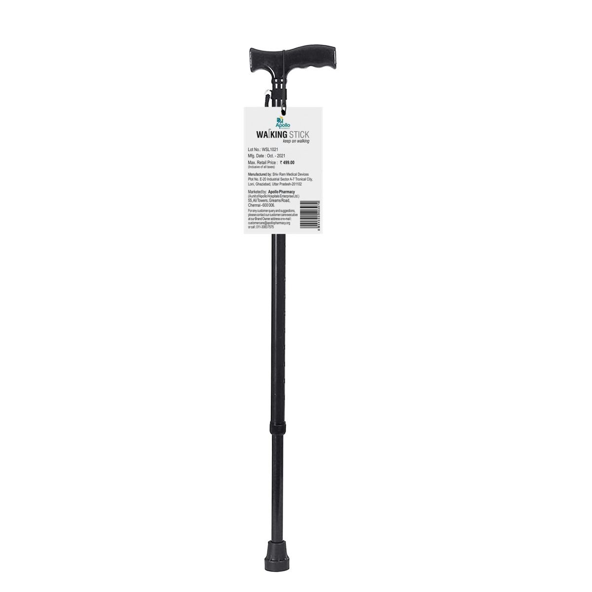 Apollo Pharmacy Walking Stick LShape, 1 Count Price, Uses, Side