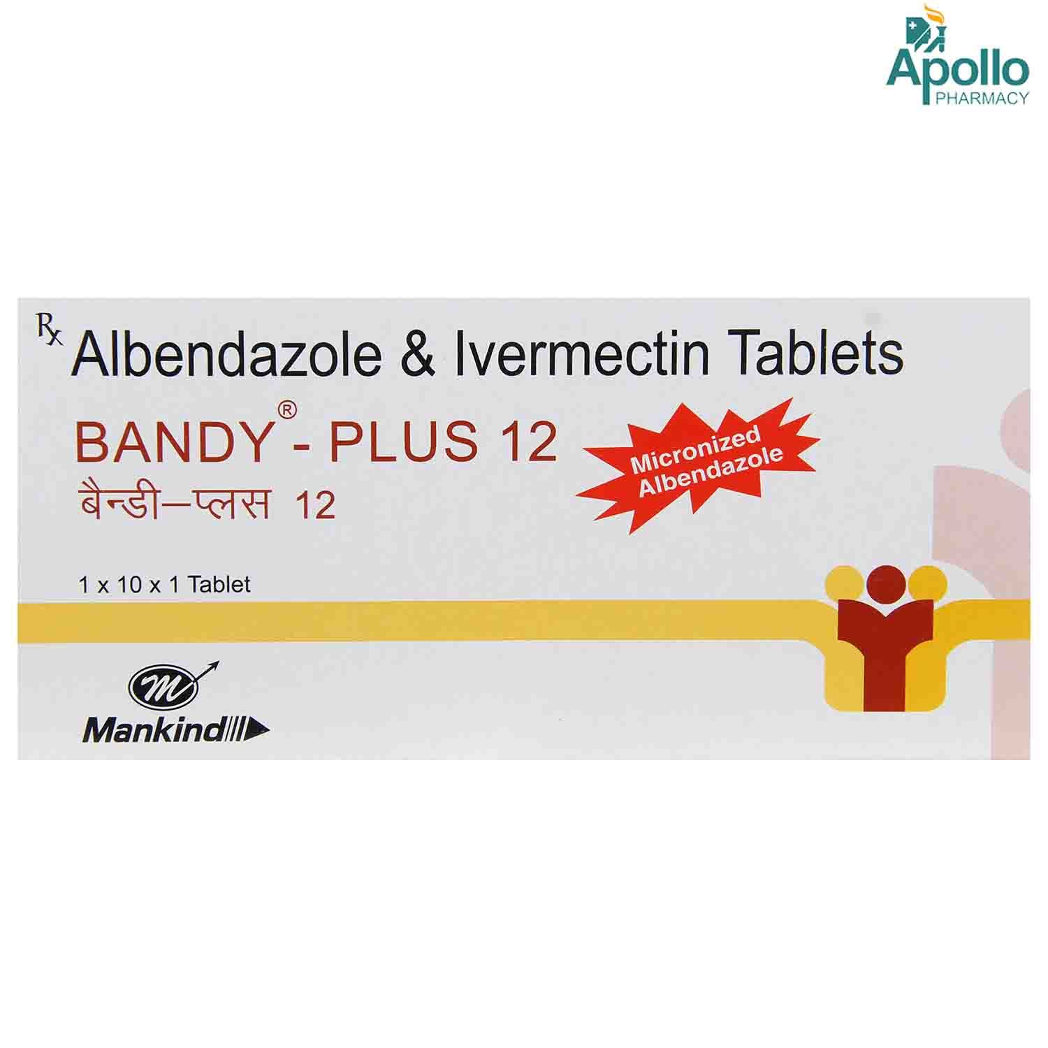 Bandy-Plus 12 Tablet 1's, Pack of 1 TABLET