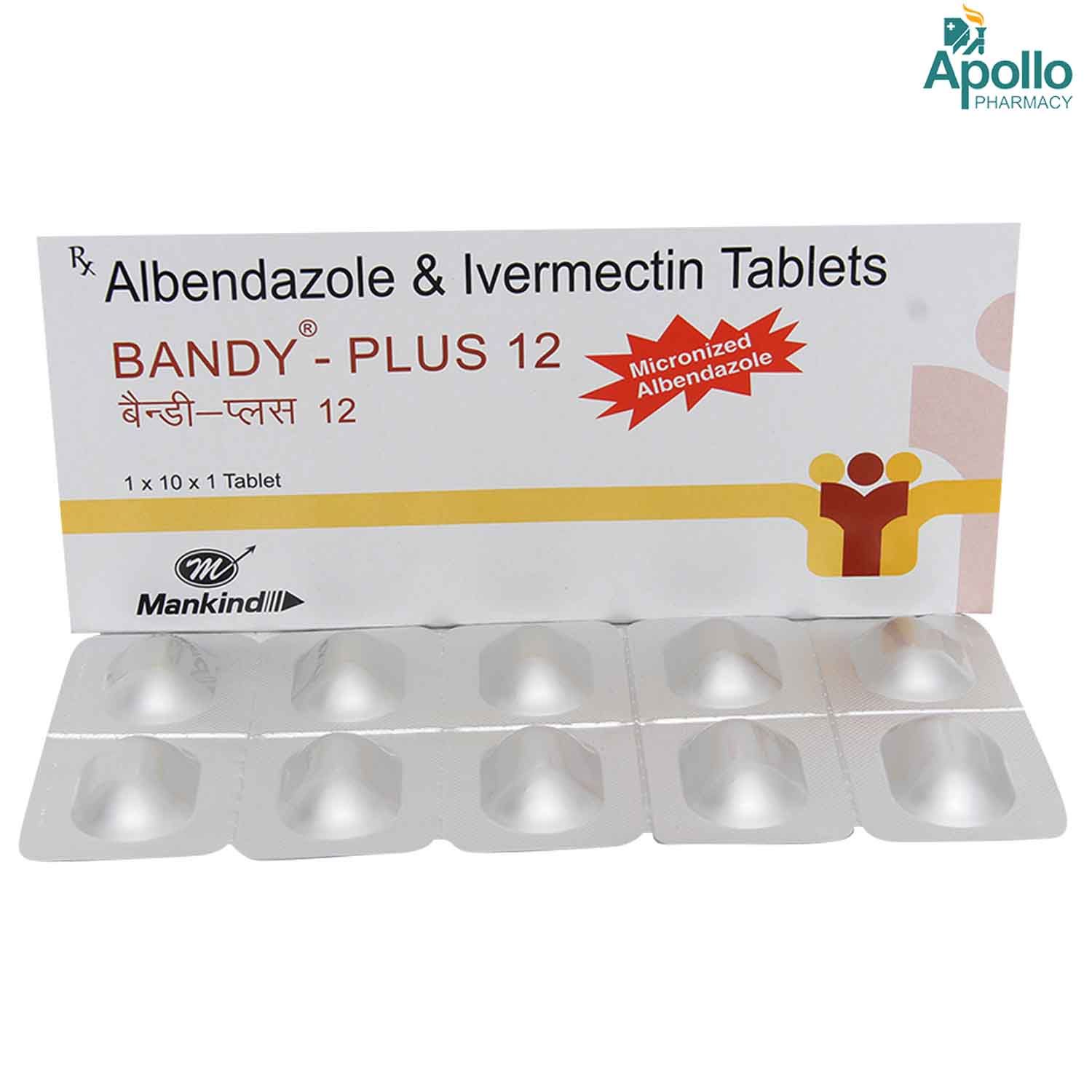 Bandy-Plus 12 Tablet 1's, Pack of 1 TABLET