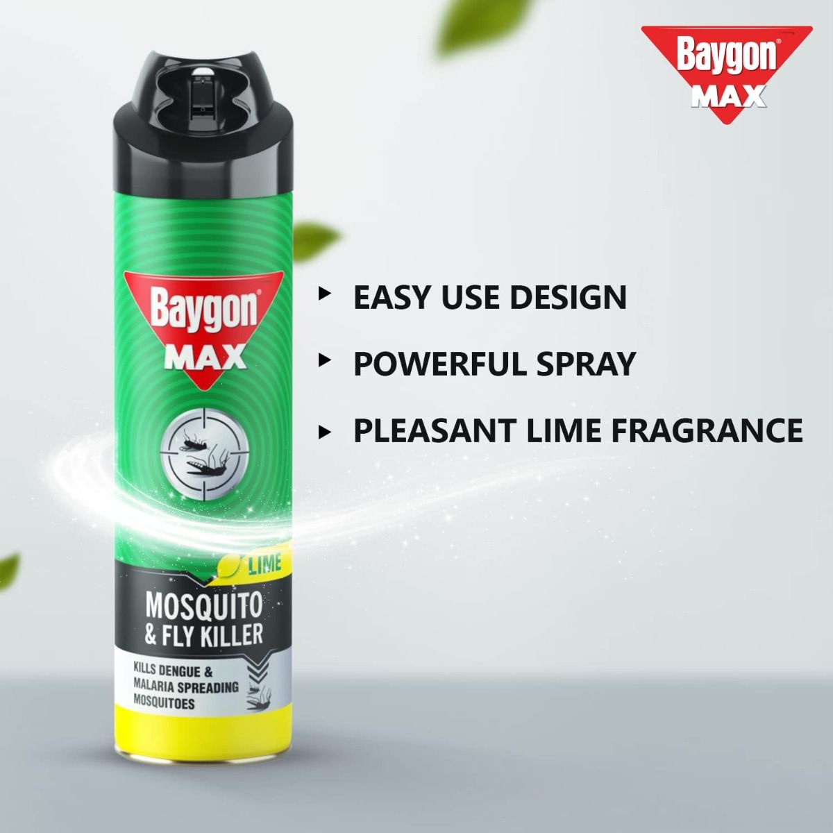 Baygon Max Lime Mosquito & Fly Killer Spray, 400 ml Price, Uses, Side
