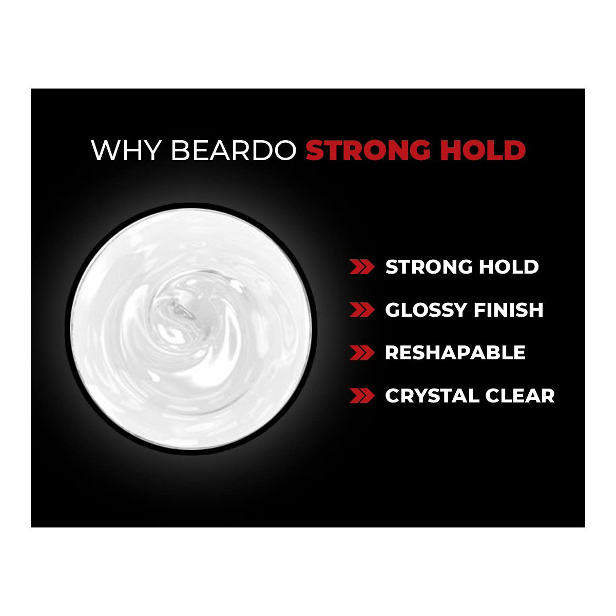 Beardo Strong Hold Crystal Gel Wax, 50 gm, Pack of 1 
