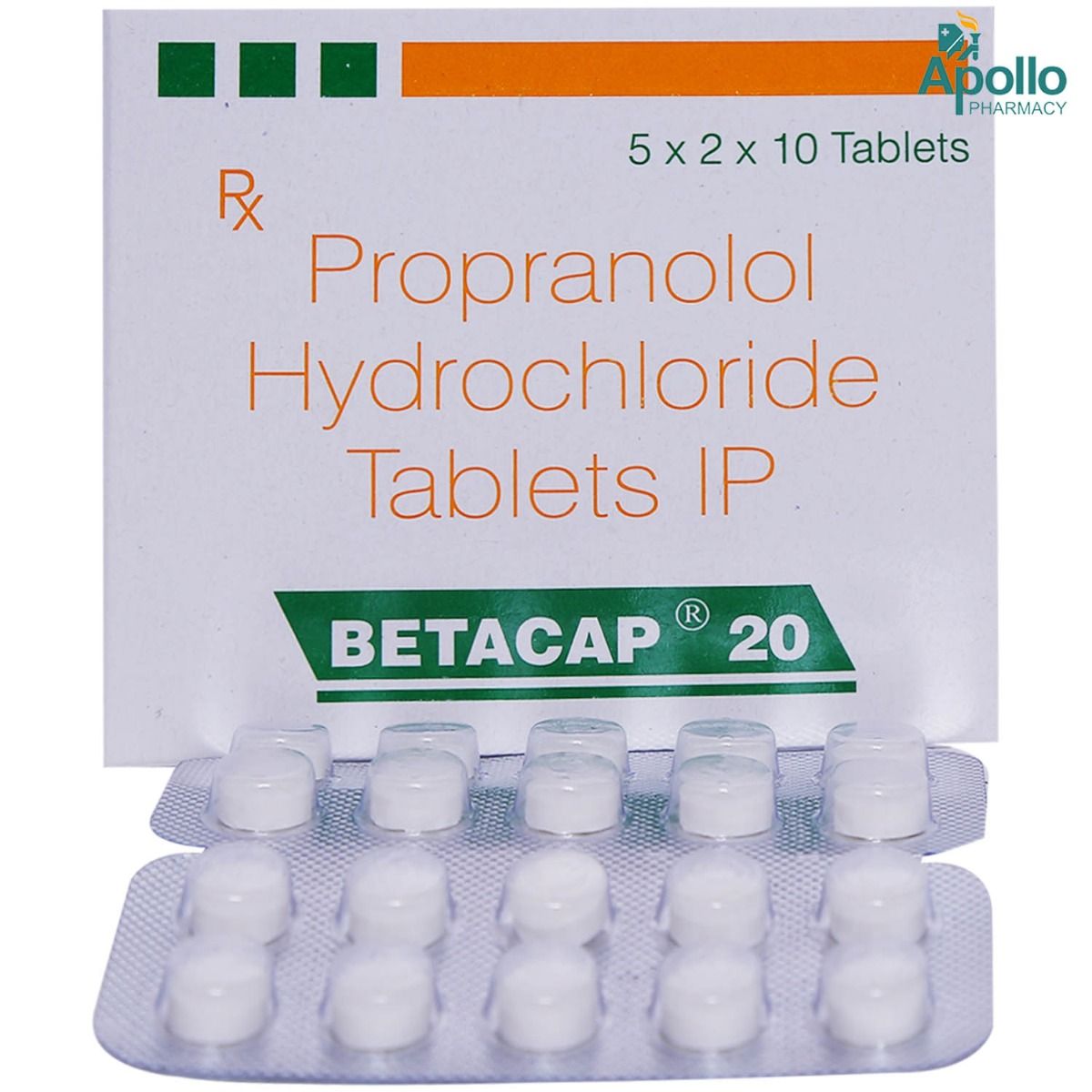 Betacap 20 Tablet 10's, Pack of 10 TABLETS