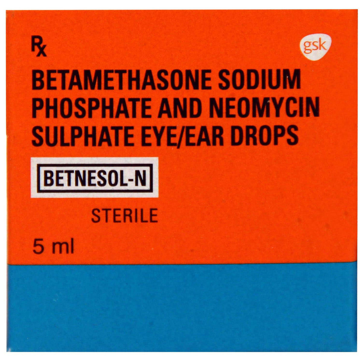Betnesol N Eye/Ear Drops 5 ml, Pack of 1 EYE/EAR DROPS