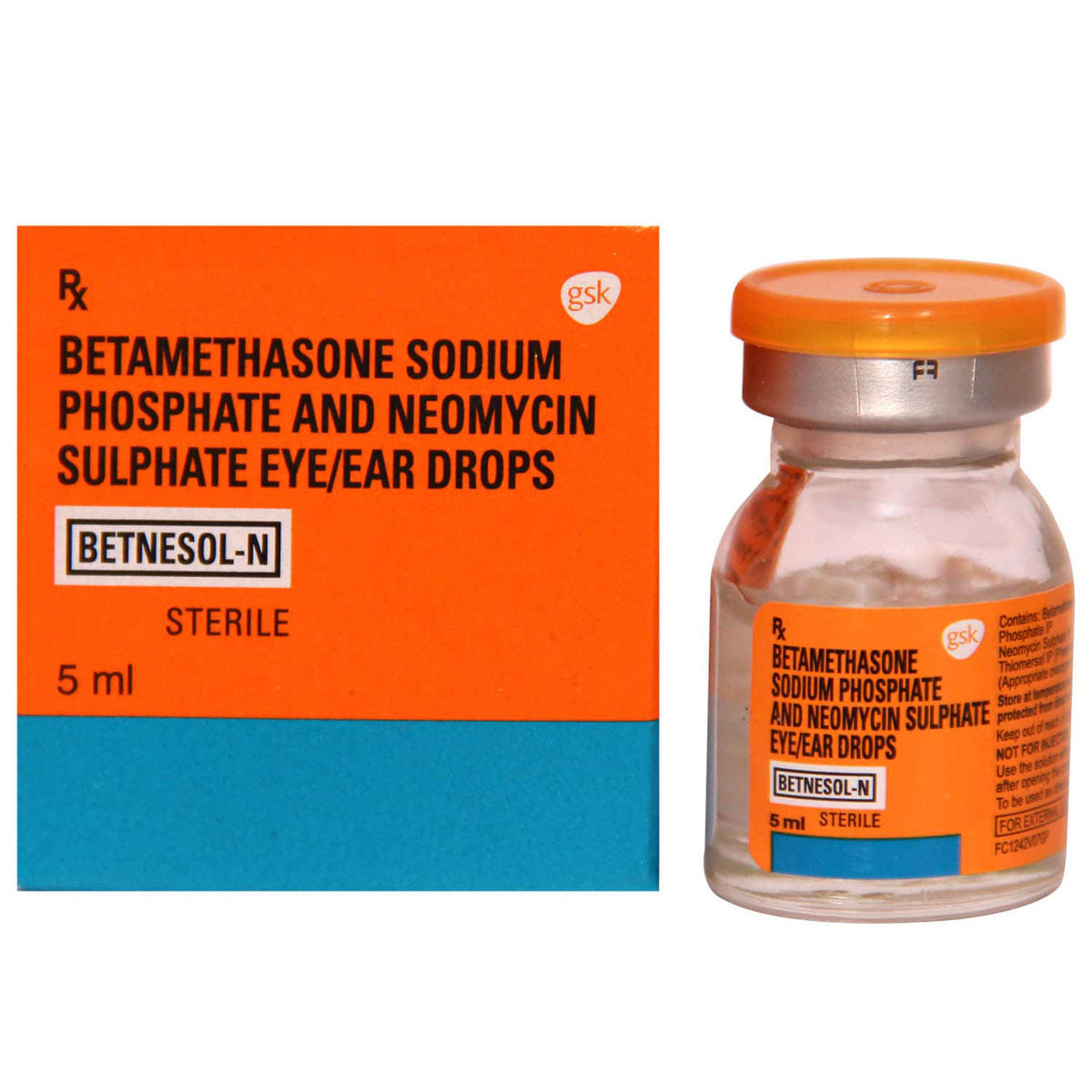 Betnesol N Eye/Ear Drops 5 ml, Pack of 1 EYE/EAR DROPS