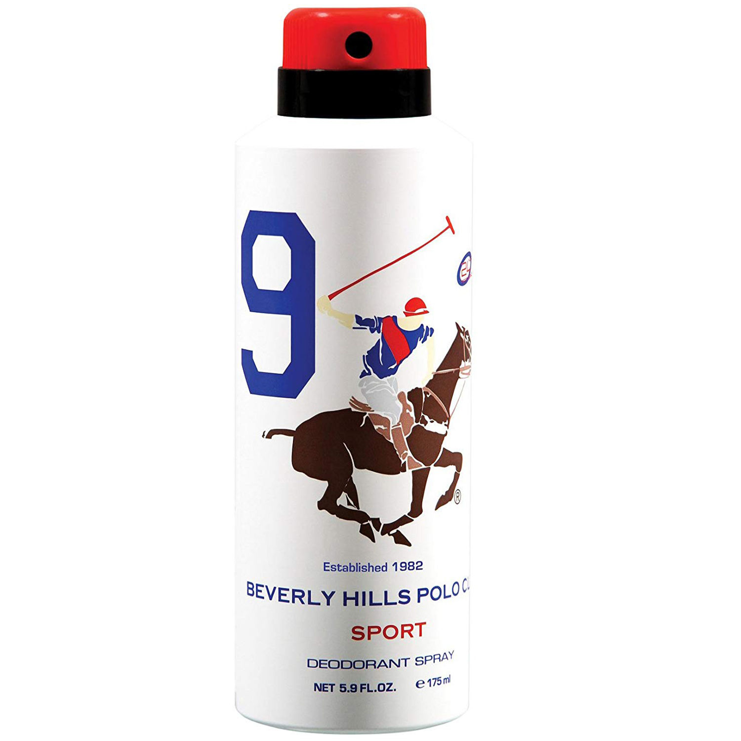 Beverly Hills Polo Club Sport Number Nine Deodorant Body Spray For Men, 175 ml, Pack of 1 