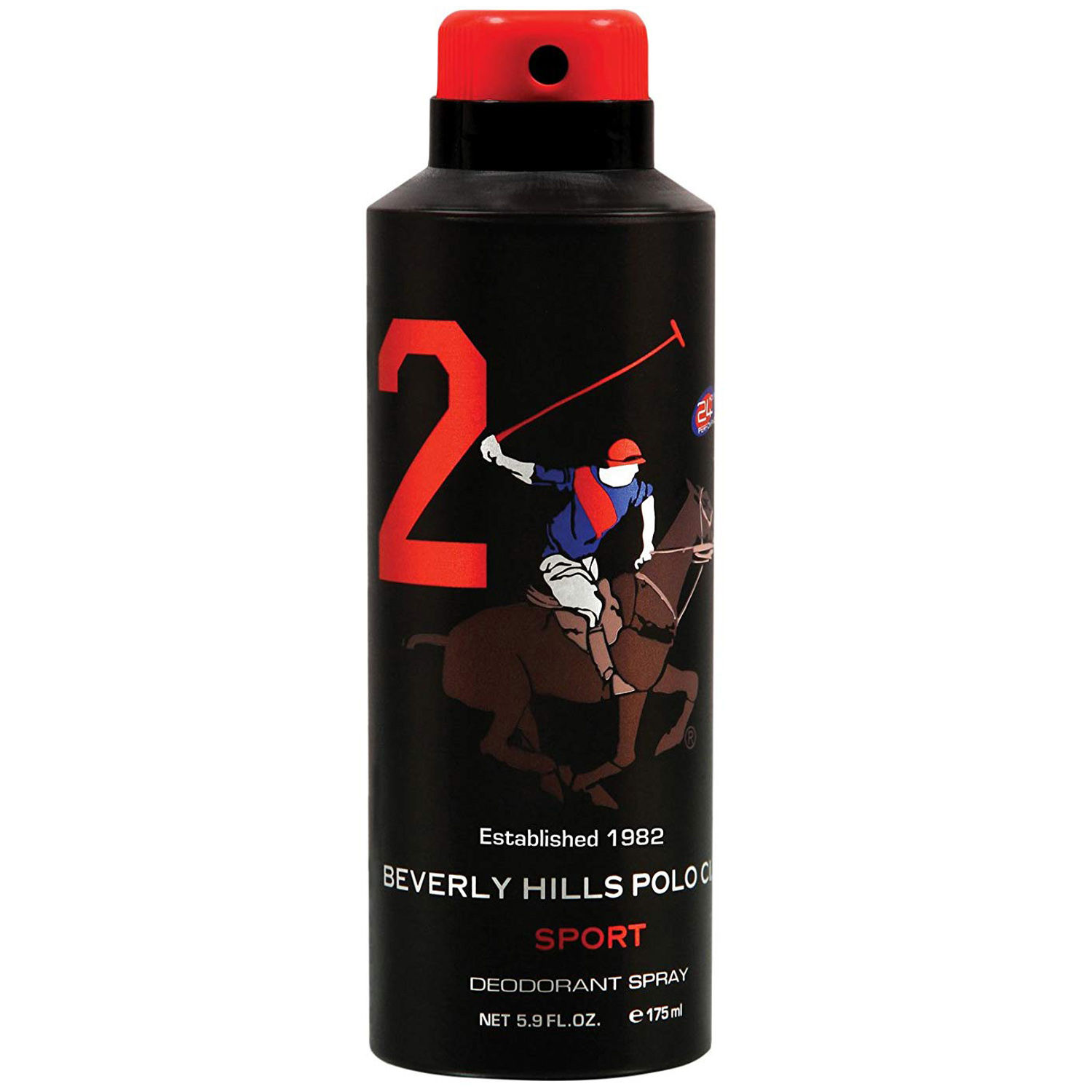 Beverly Hills Polo Club Sport Number Two Deodorant Body Spray For Men, 175 ml, Pack of 1 